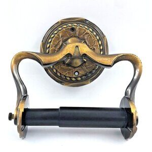 Amerock Carriage House Antique Brass Toilet Tissue Paper Holder -Vintage